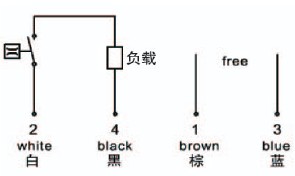 流量開關(guān)接線圖: